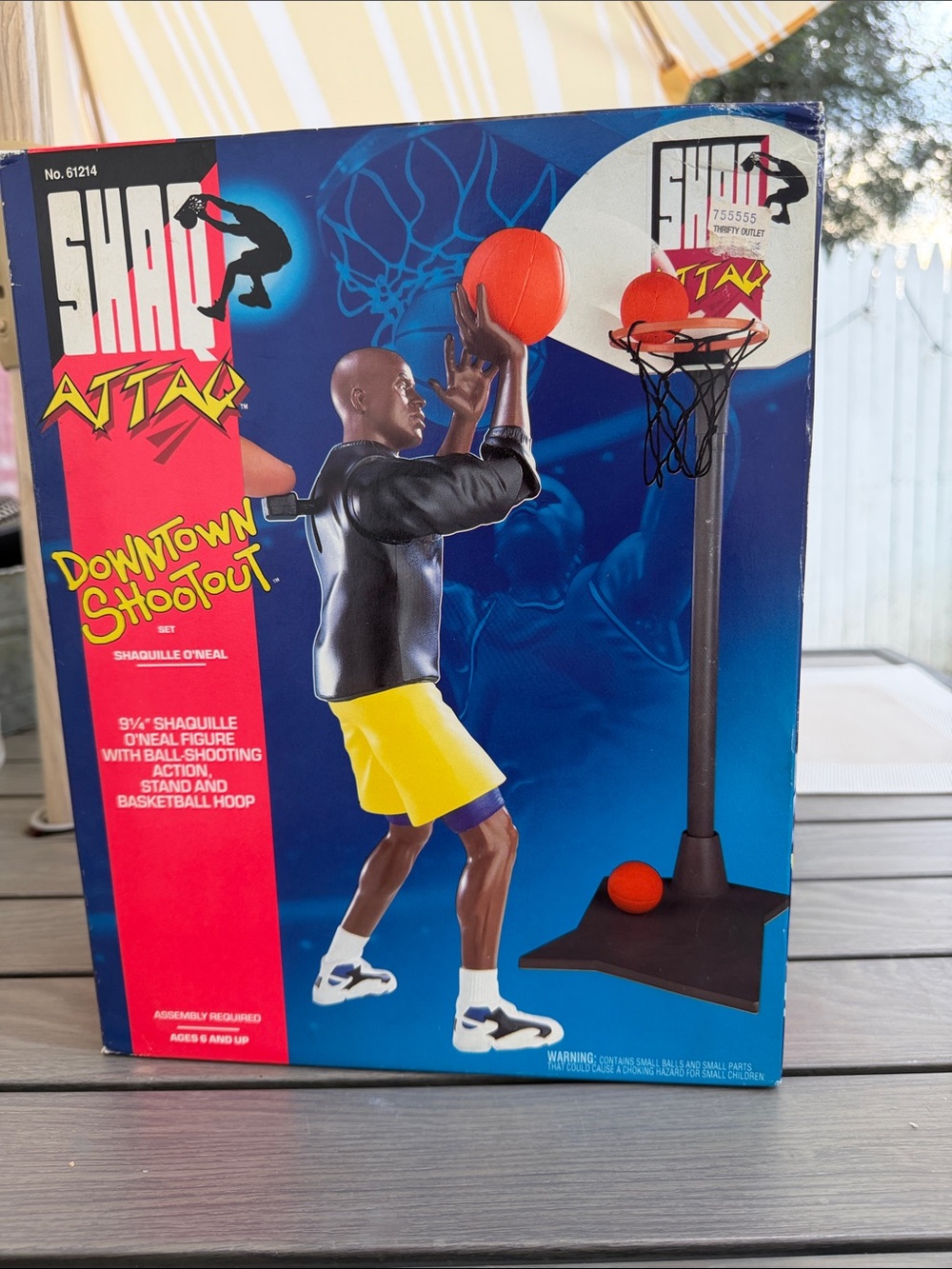 1993 NIB SHAQ O’NEIL ATTAQ DOWNTOWN SHOOTOUT FIGURE